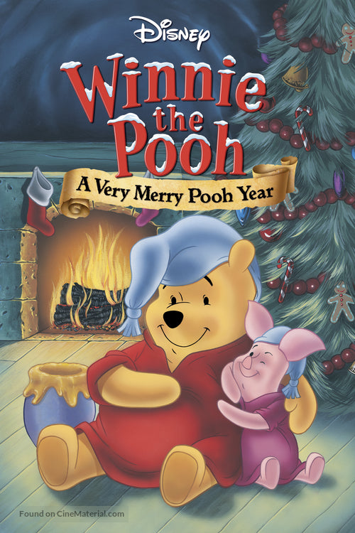 Pixel Demon Winnie the Pooh: A Very Merry Pooh Year Movie Poster A2 Size