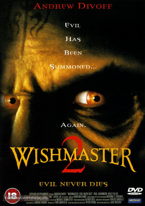 Wishmaster 2: Evil Never Dies Cinema Movie Poster A2 Size