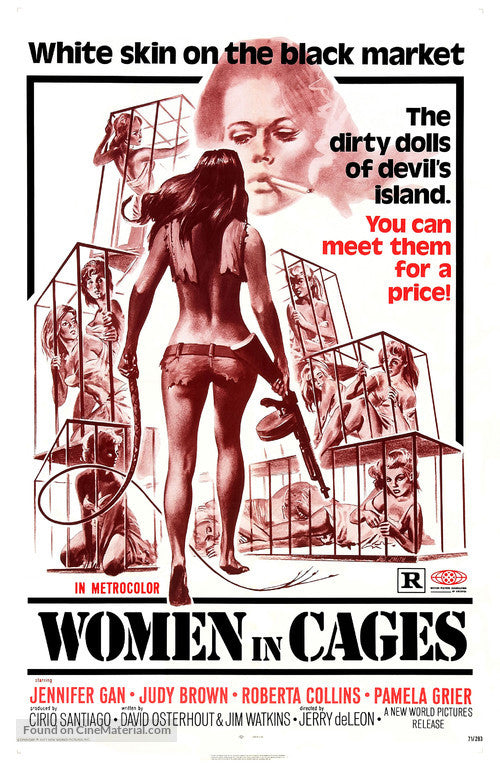 Pixel Demon Women in Cages Movie Poster A2 Size