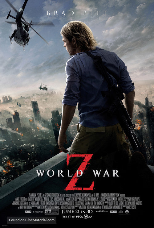 World War Z A2 Movie Poster-Pixel Demon