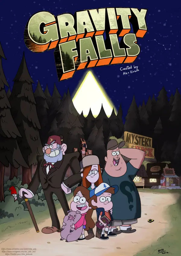 Gravity Falls TV Series Poster A2 Size Version 1