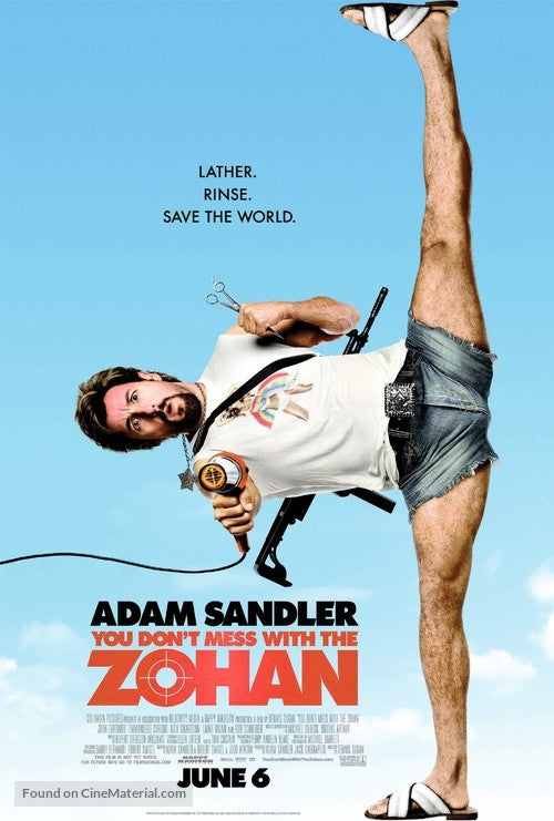 You Don't Mess with the Zohan A2 Movie Poster-Pixel Demon