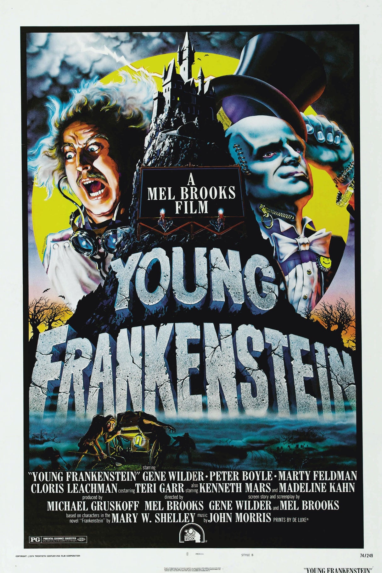 young frankenstein A2 Size Movie Poster-Pixel Demon