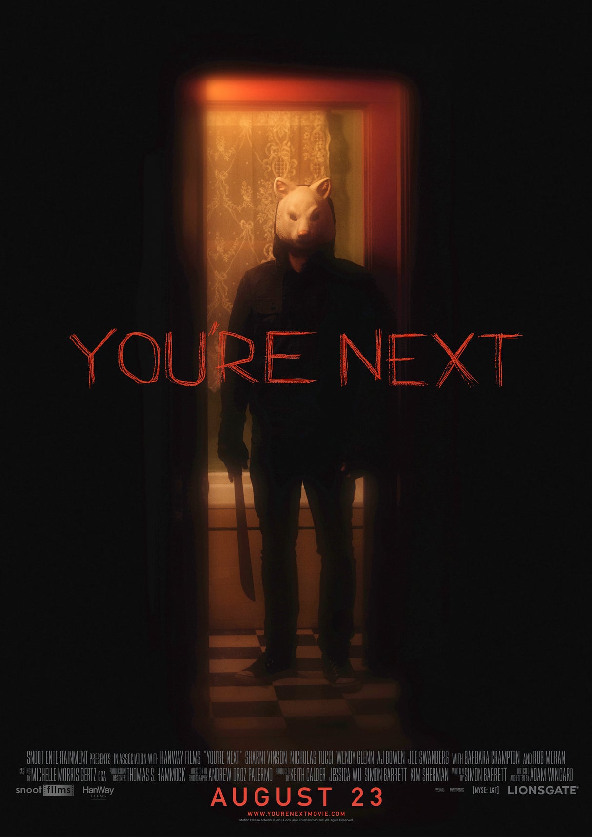 You're Next A2 Size Movie Poster-Pixel Demon