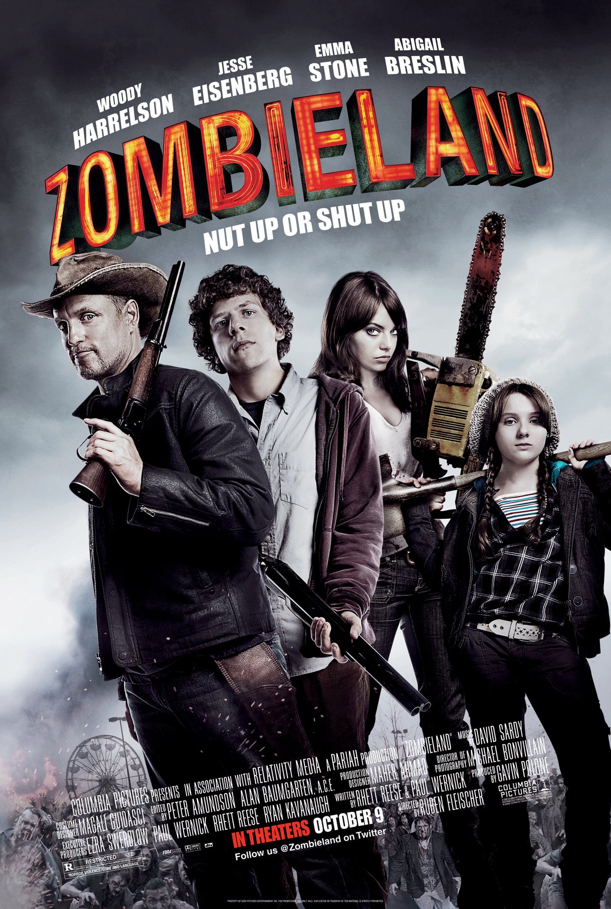 Zombieland A2 Size Movie Poster-Pixel Demon