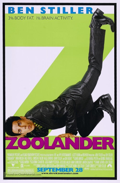 Zoolander A2 Movie Poster-Pixel Demon