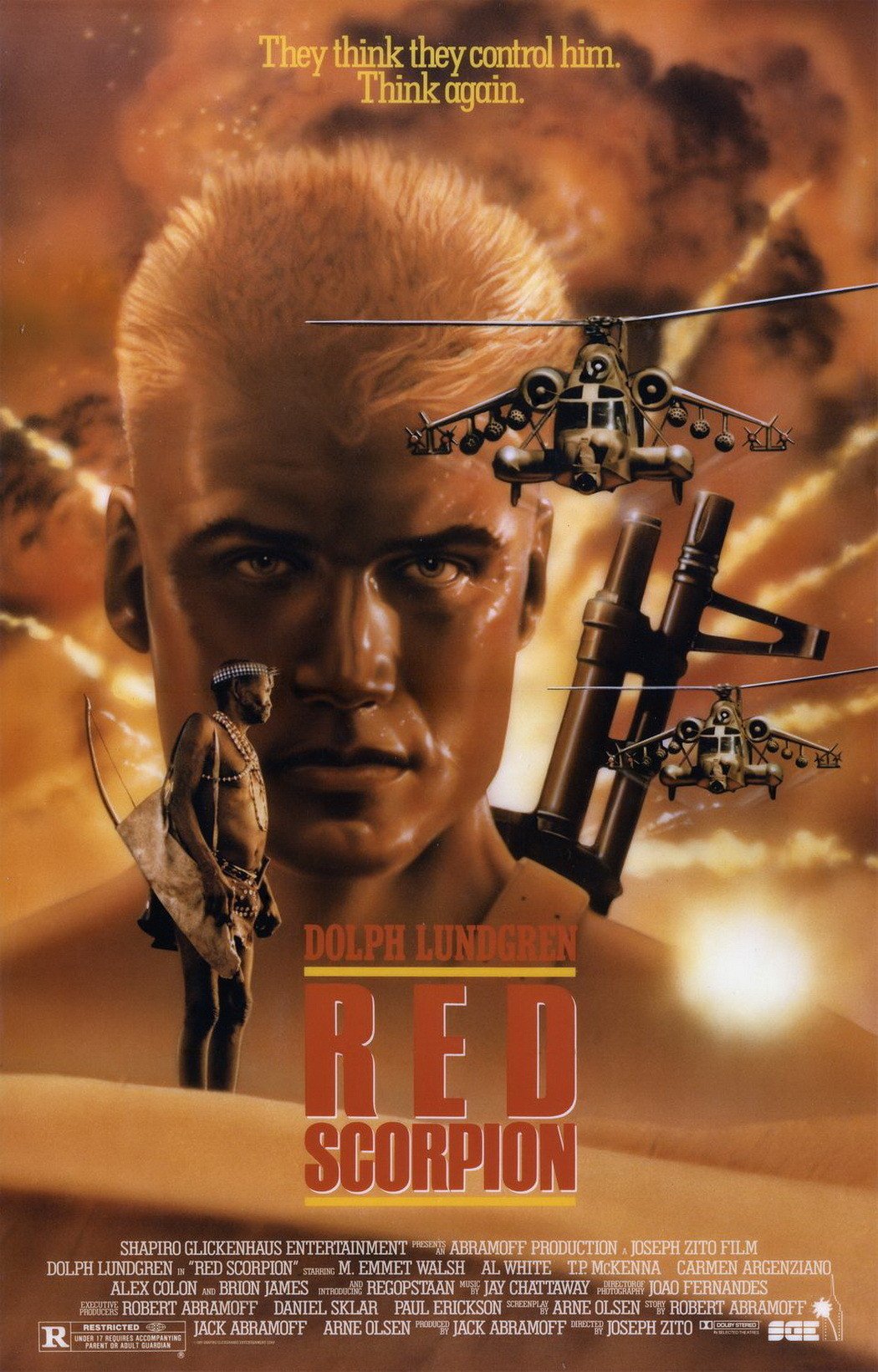 Red Scorpion A2 Size Movie Poster-Pixel Demon