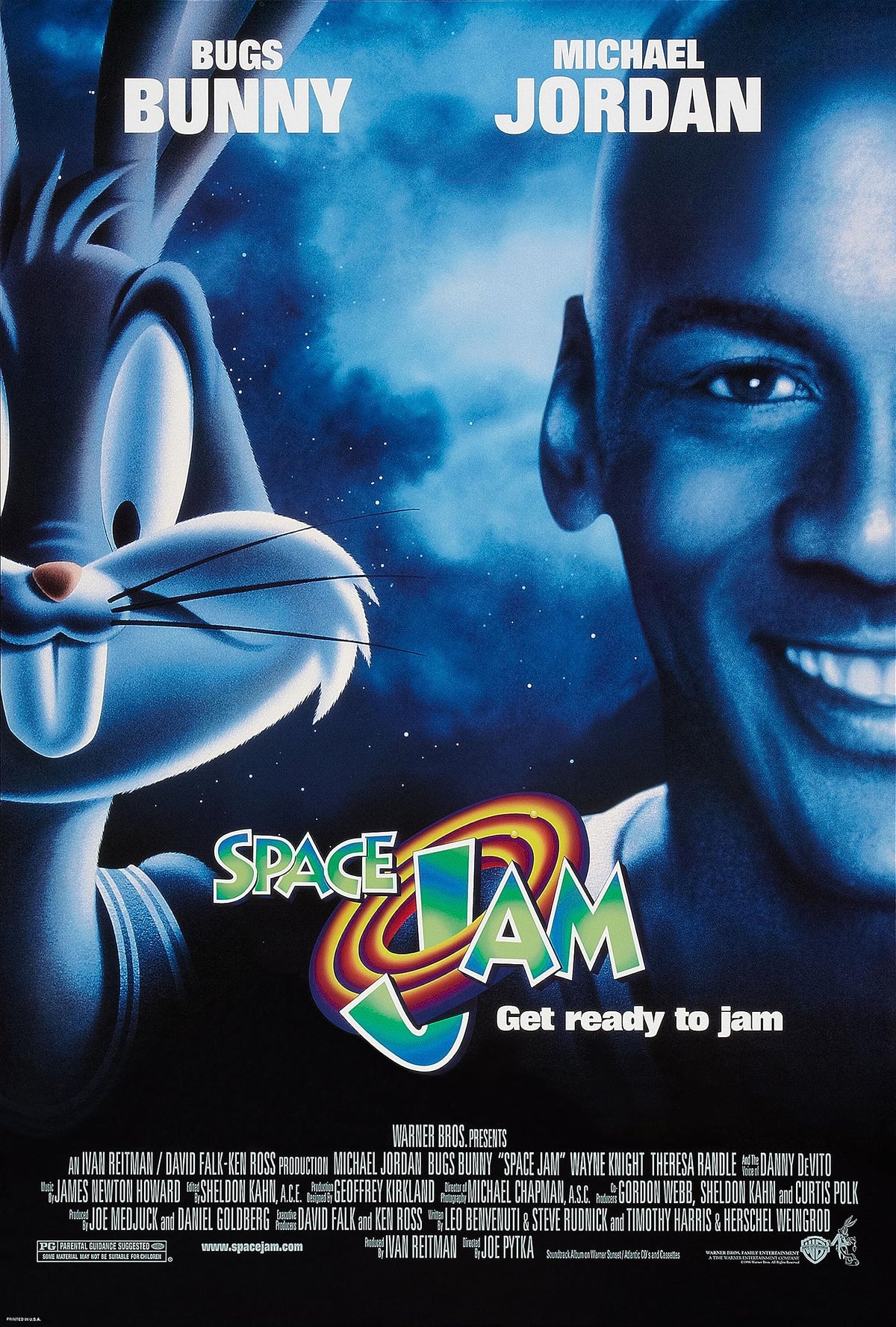 Space Jam A2 Size Movie Poster-Pixel Demon