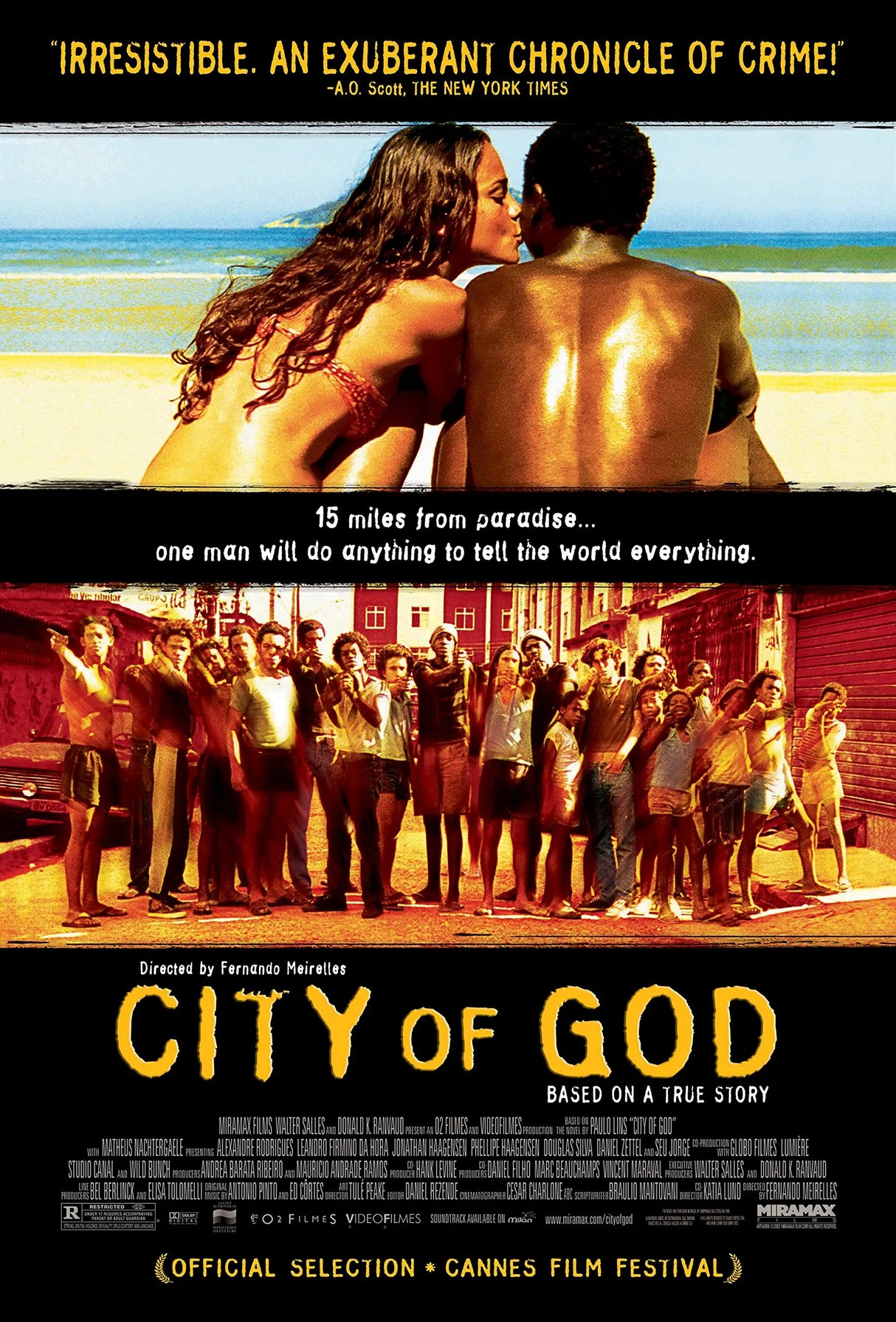 City of god A2 Size Movie Poster-Pixel Demon