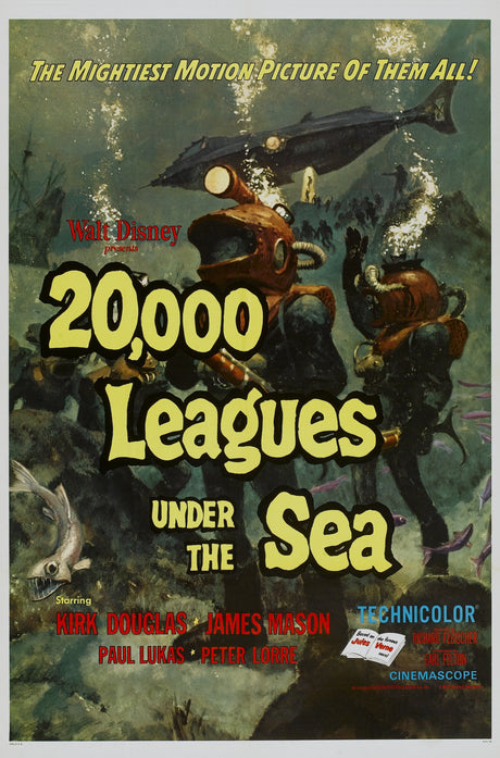 20,000 leagues Under The Sea A2 Size Movie Poster-Pixel Demon