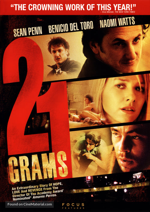 21 Grams Cinema Movie Poster A2 Size