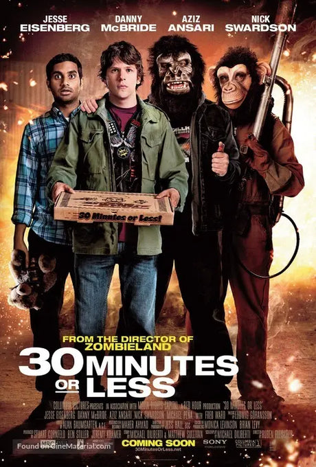 30 Minutes or Less A2 Movie Poster-Pixel Demon