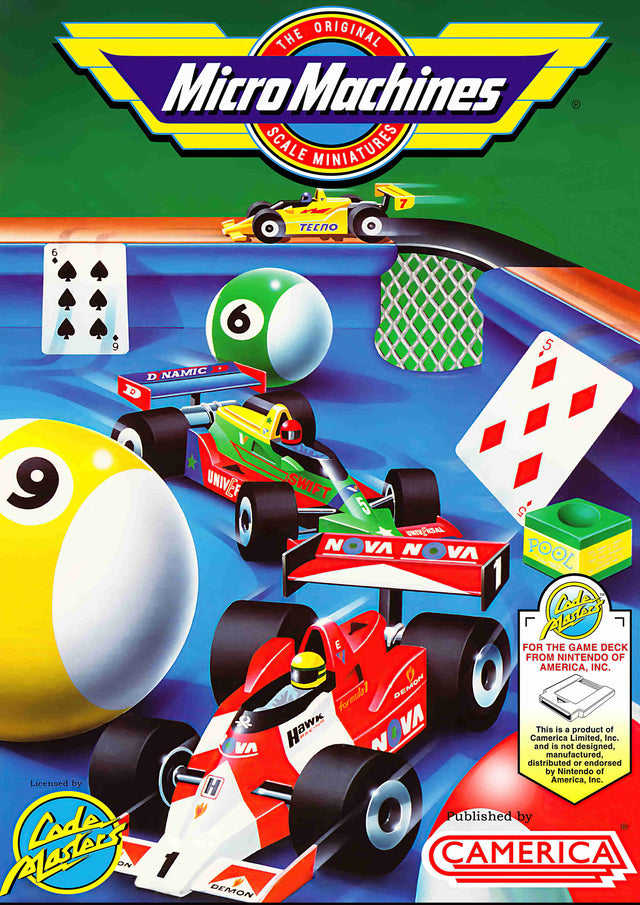 Retro SNES Micro Machines A2 Size Posters-Pixel Demon