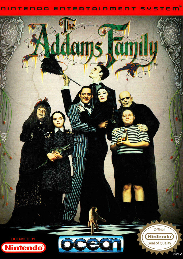 Retro SNES Adams Family A2 Size Posters-Pixel Demon
