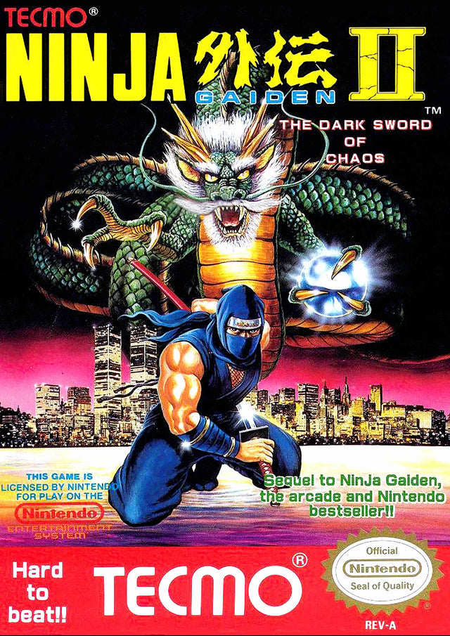Retro SNES Ninjagaiden 2 A2 Size Posters-Pixel Demon