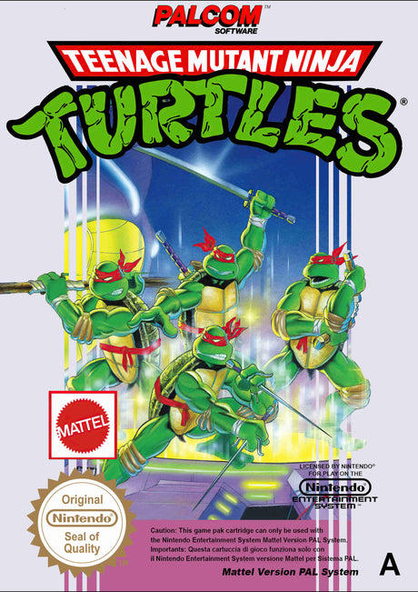 Retro SNES Teenage Mutant turtles 2 A2 Size Posters-Pixel Demon