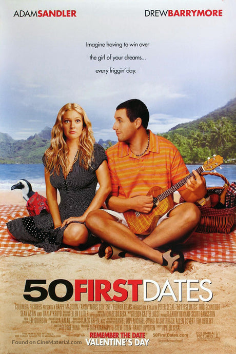 50 First Dates A2 Movie Poster-Pixel Demon