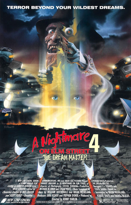 A Nightmare on Elm Street 4: The Dream Master A2 Size Movie Poster-Pixel Demon