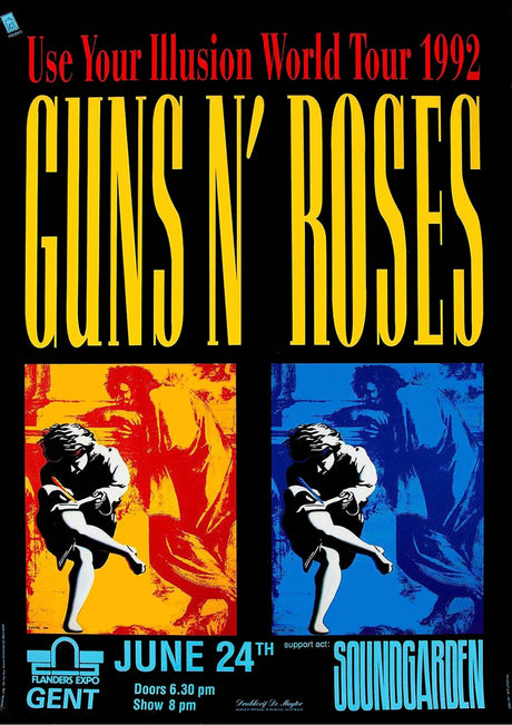 guns n roses 4 Vintage Gig A2 Size Posters-Pixel Demon