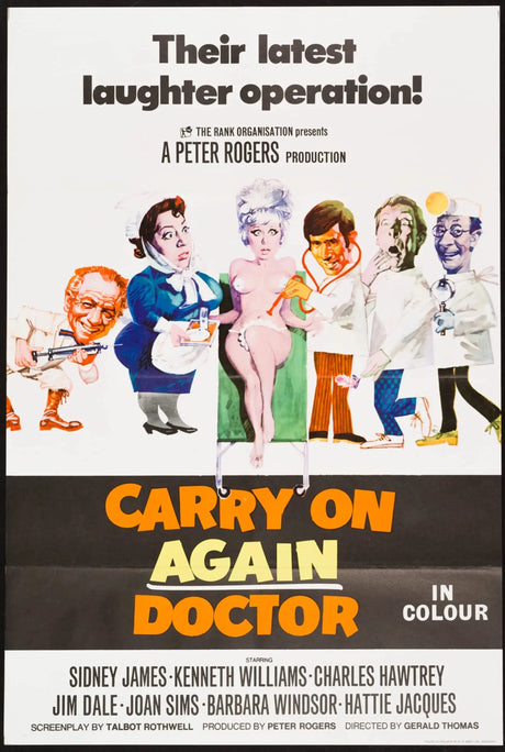 Carry On Again Doctor A2 Size Movie Poster-Pixel Demon
