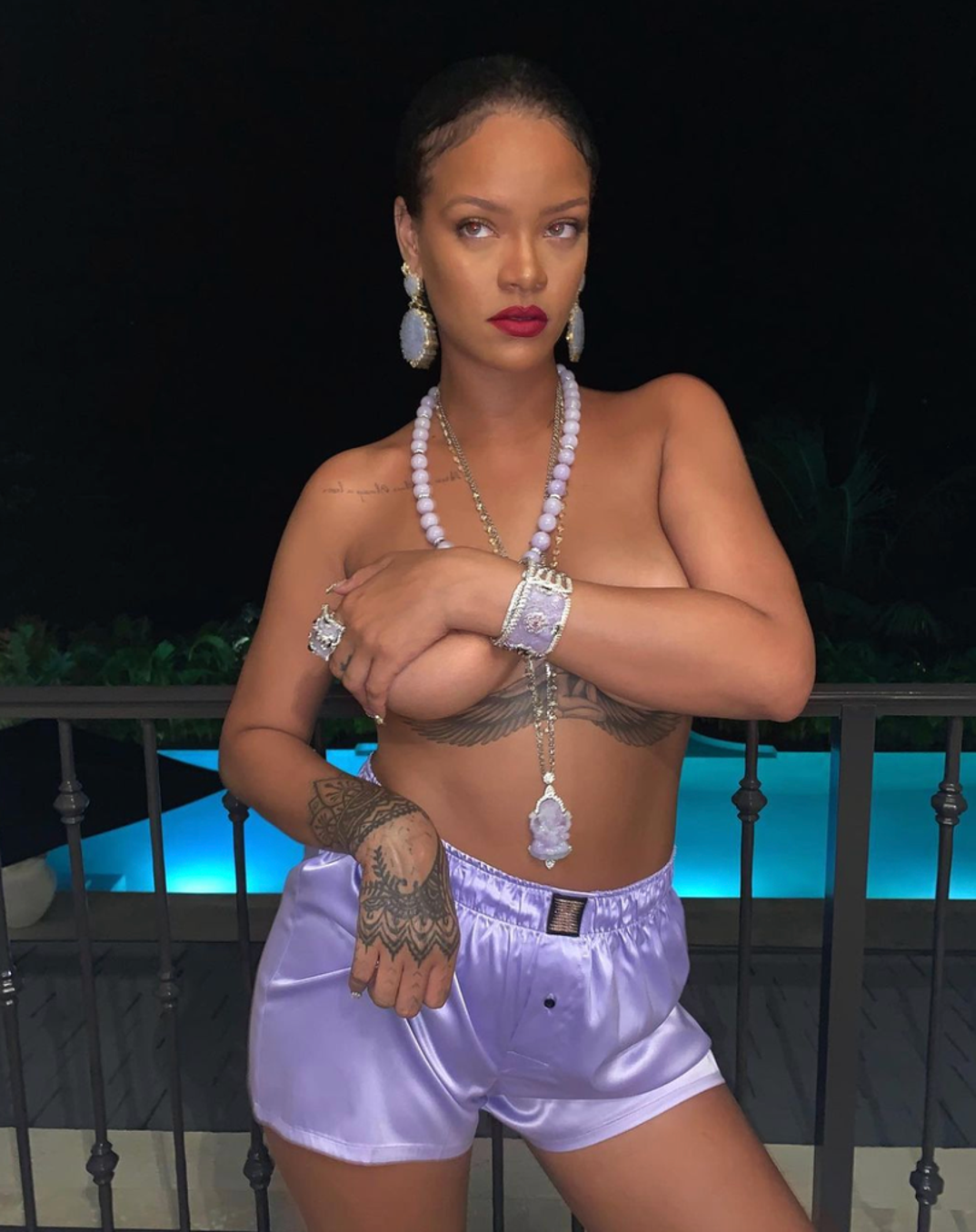 Rihanna Hot A2 Hot Babe Poster Style 4