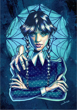 Wednesday Design 10 A2 Size Posters-Pixel Demon