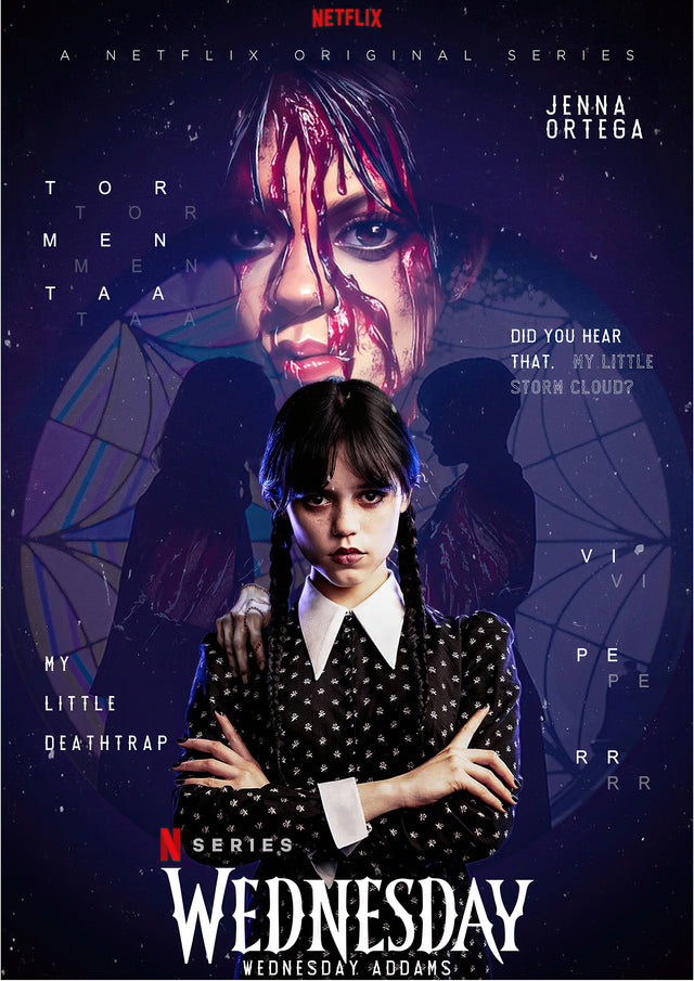 Wednesday Design 11 A2 Size Posters-Pixel Demon
