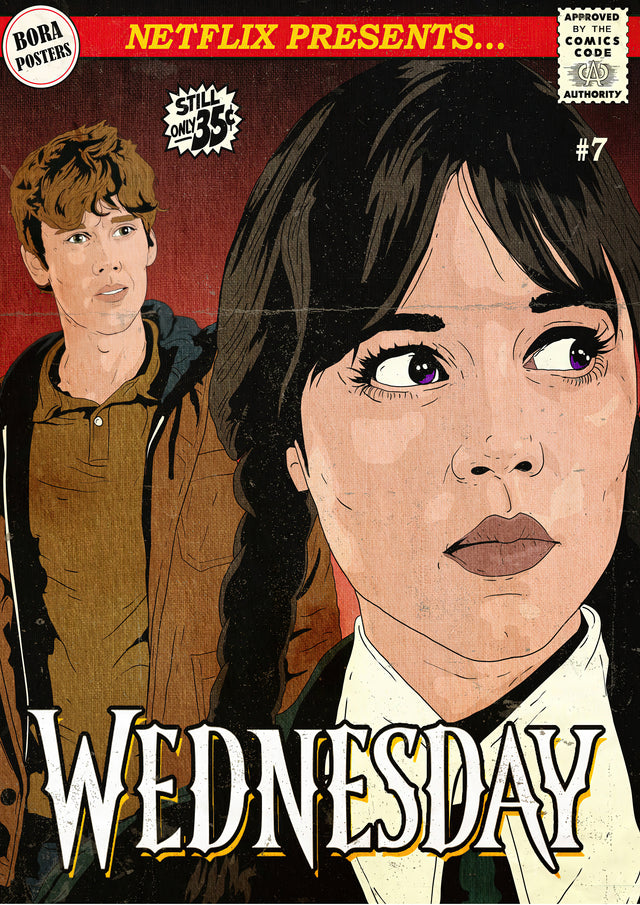 Wednesday Design 3 A2 Size Posters-Pixel Demon