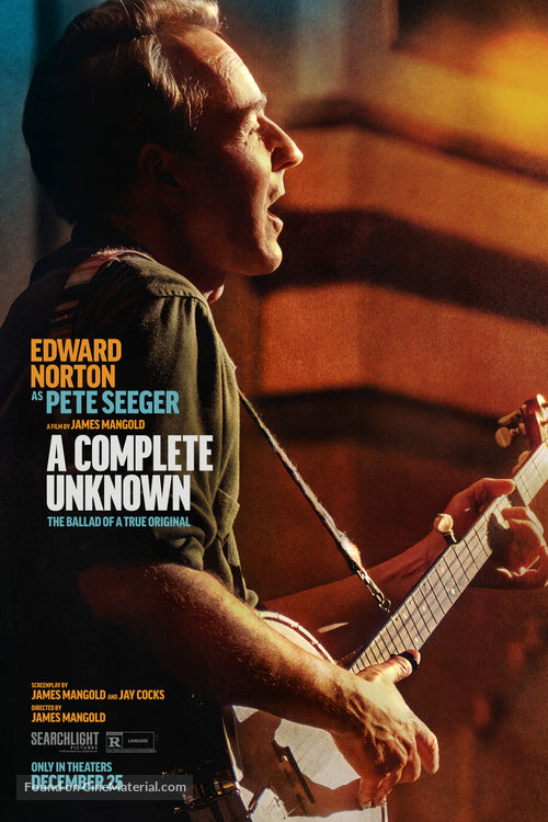 A Complete Unknown Movie Poster A2 Size Version 3