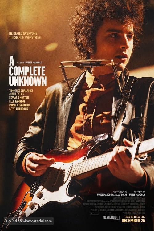 A Complete Unknown Movie Poster A2 Size Version 1