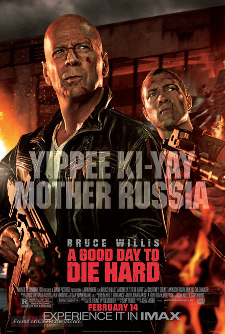 A Good Day to Die Hard A2 Movie Poster-Pixel Demon