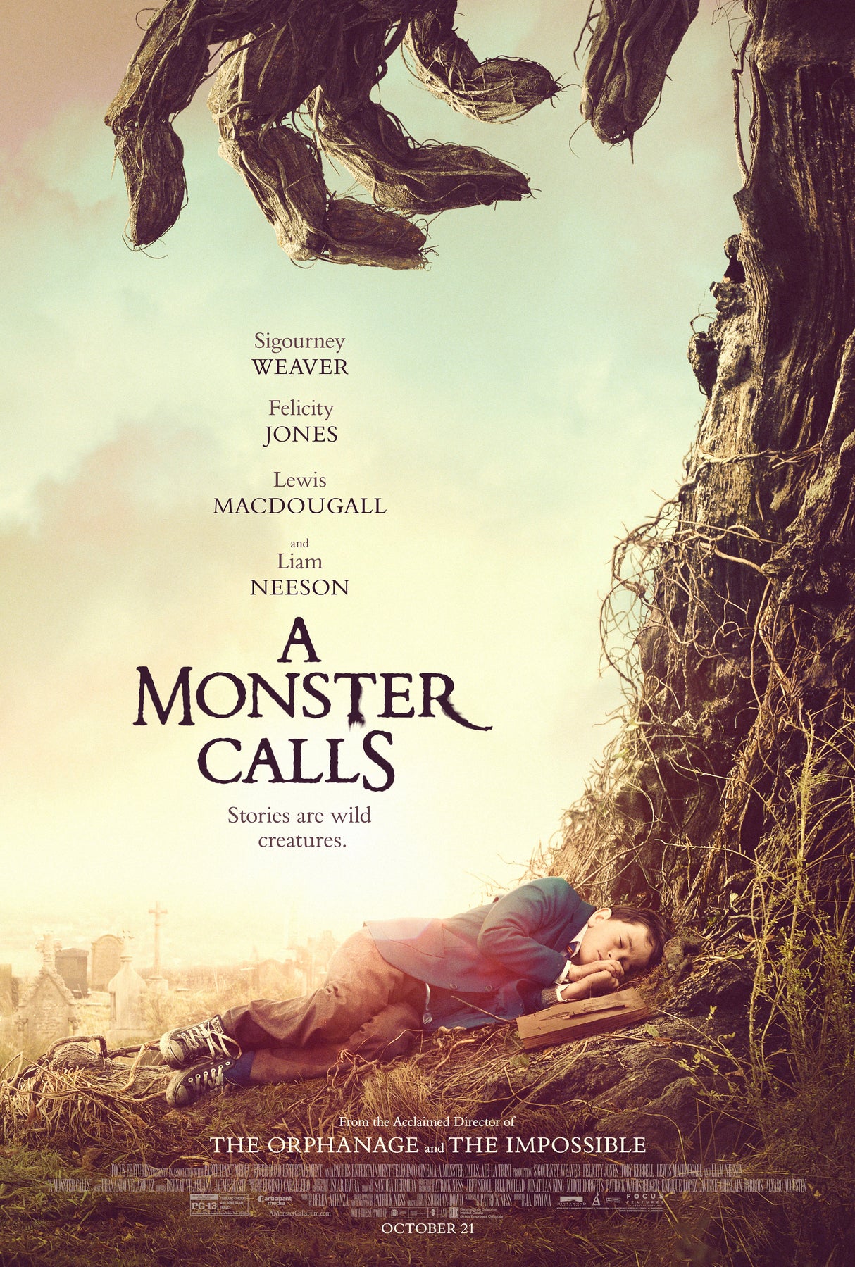 A Monster Calls Movie Poster A2 Size