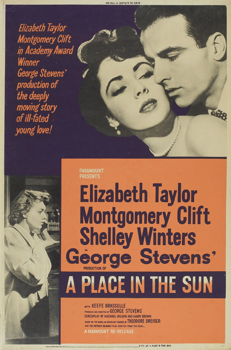 A Place In The Sun A2 Size Movie Poster-Pixel Demon