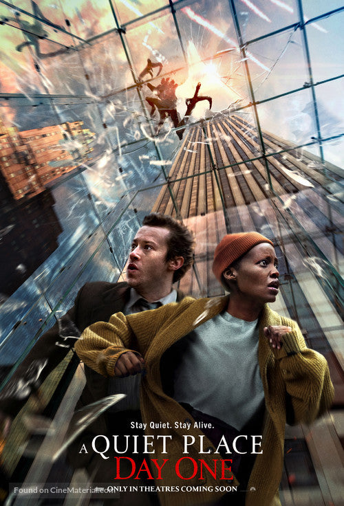 A Quiet Place: Day One Cinema Movie Poster A2 Size Version 2