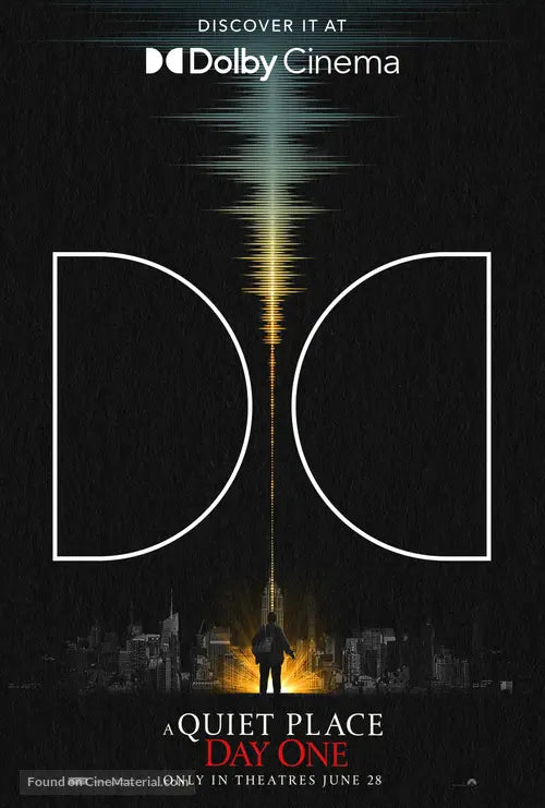 A Quiet Place: Day One Cinema Movie Poster A2 Size Version 3