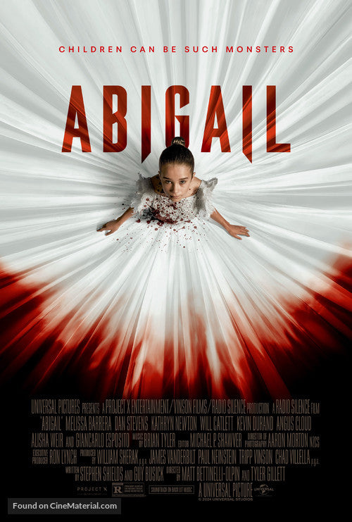 Abigail Cinema Movie Poster A2 Size