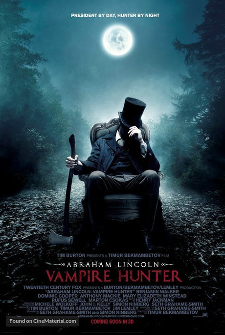 Abraham Lincoln: Vampire Hunter A2 Movie Poster-Pixel Demon