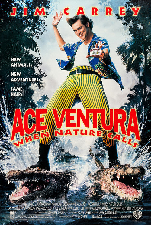 Ace Ventura: When Nature Calls A2 Movie Poster-Pixel Demon