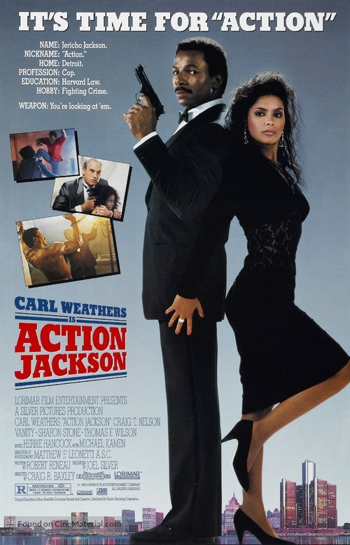 Pixel Demon Action Jackson Movie Poster A2 Size