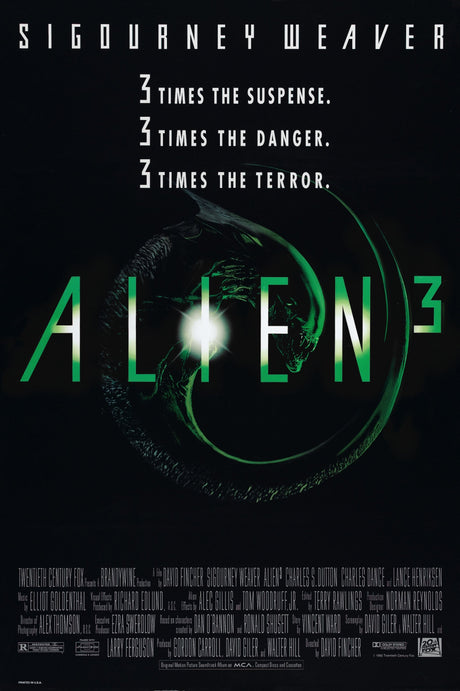 alien 3 A2 Size Movie Poster-Pixel Demon