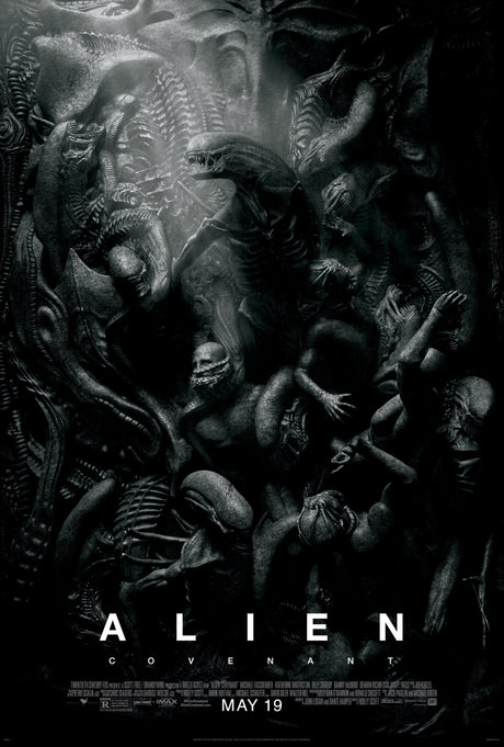 alien covenant A2 Size Movie Poster-Pixel Demon