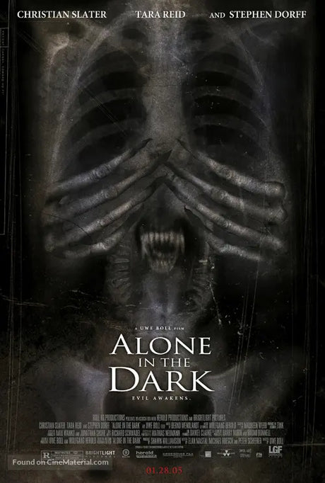 Pixel Demon Alone in the Dark Movie Poster A2 Size