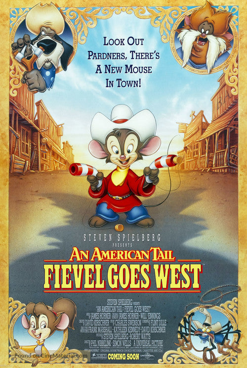 An American Tail: Fievel Goes West Cinema Movie Poster A2 Size