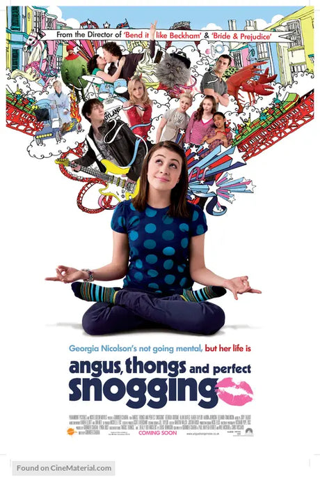 Pixel Demon Angus, Thongs and Perfect Snogging Movie Poster A2 Size