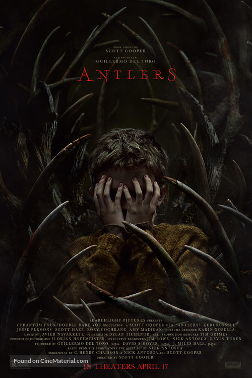Antlers A2 Movie Poster-Pixel Demon