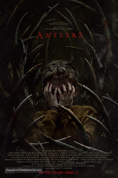 Antlers A2 Movie Poster-Pixel Demon