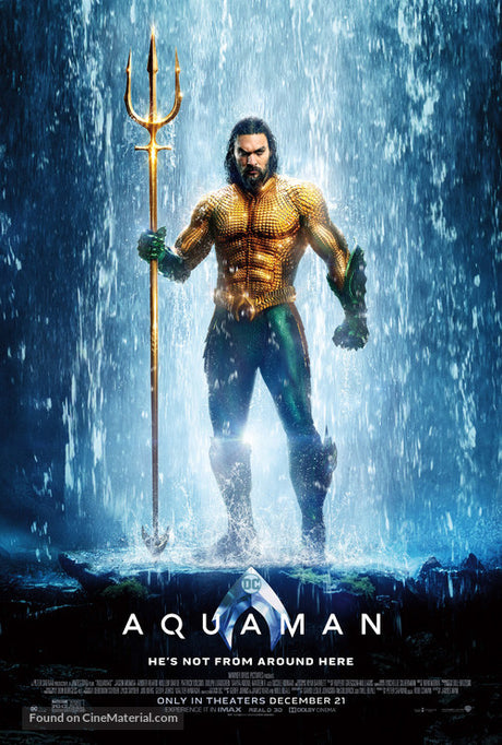 Aquaman A2 Movie Poster-Pixel Demon