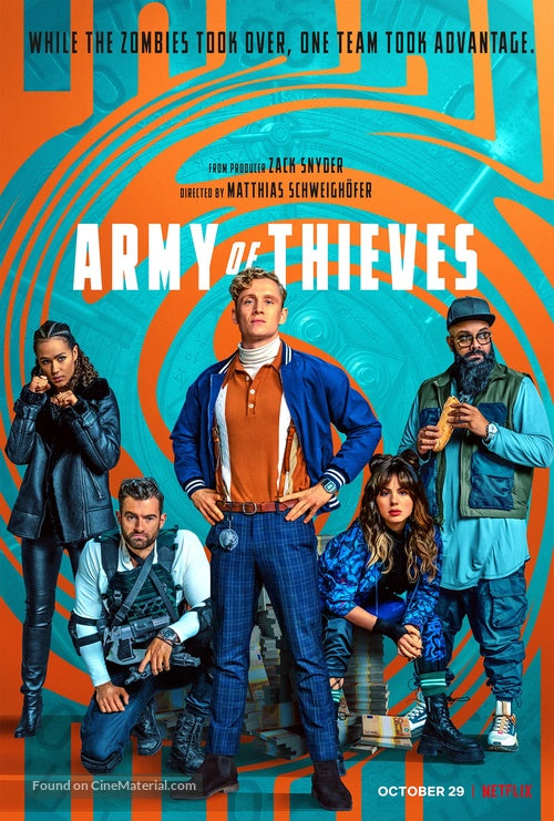 Army of Thieves Cinema Movie Poster A2 Size