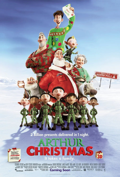 Arthur Christmas A2 Size Movie Poster-Pixel Demon