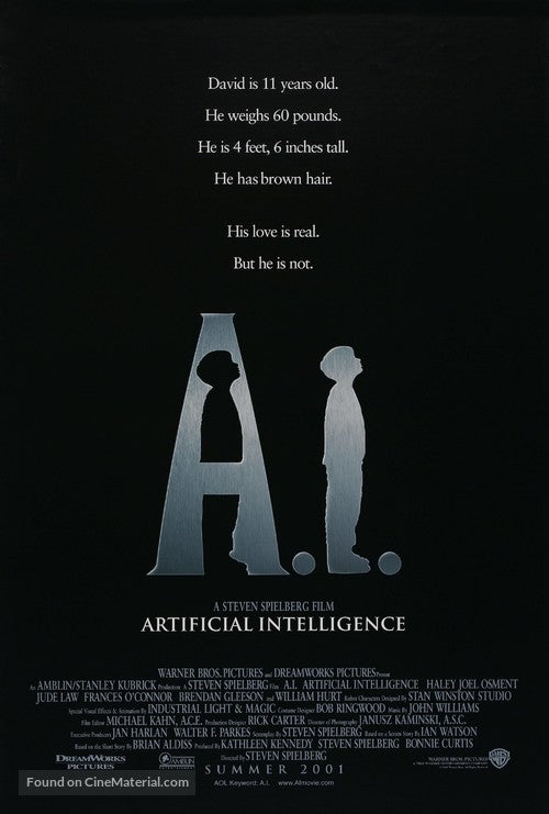 A.I. Artificial Intelligence A2 Movie Poster-Pixel Demon